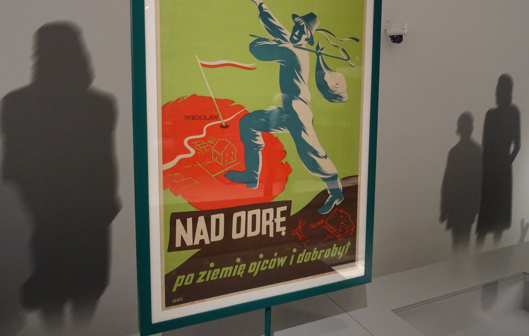 PRL-owski plakat propagandowy zachęcający do przenosin na Ziemie Odzyskane