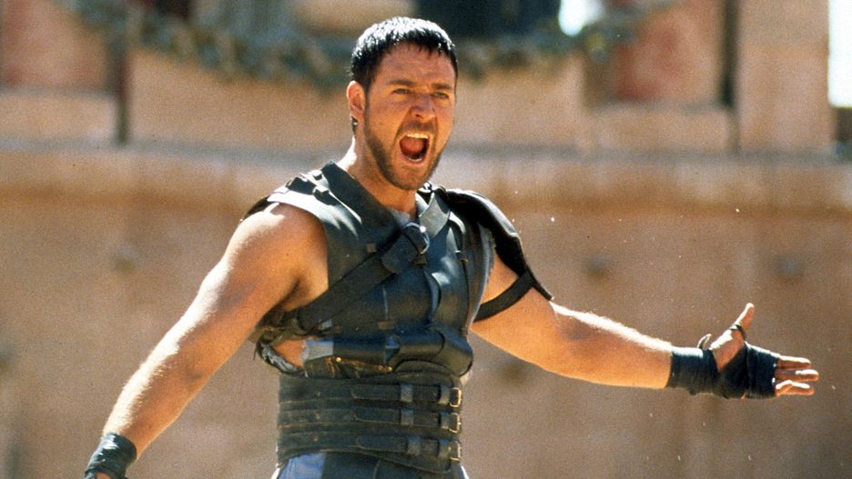 Russell Crowe w pamiętnej roli w "Gladiatorze"