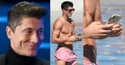 Robert Lewandowski NIE UŻYWA telefonu, który reklamuje? (FOTO)