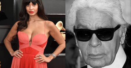 Jameela Jamil krytykuje żałobę po Karlu Lagerfeldzie: "Bezlitosny, piętnujący grubszych mizogin nie powinien być traktowany jak święty"