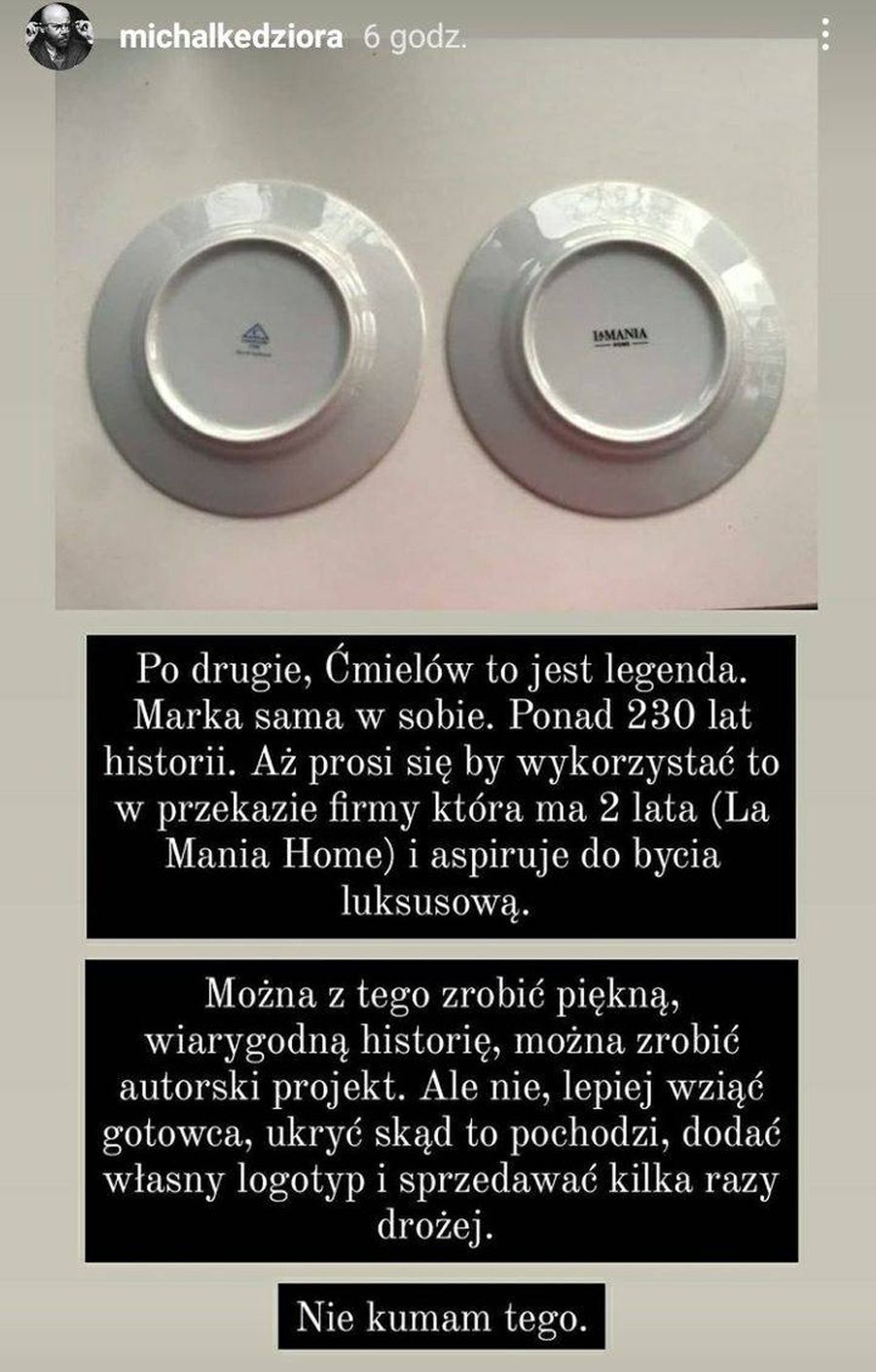 Bloger ujawnia pomyłkę w La Mania Home