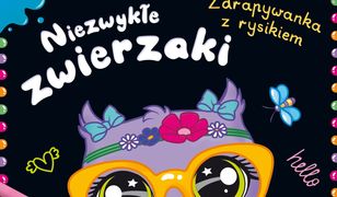 Niezwykłe zwierzaki. Zdrapywanka z rysikiem