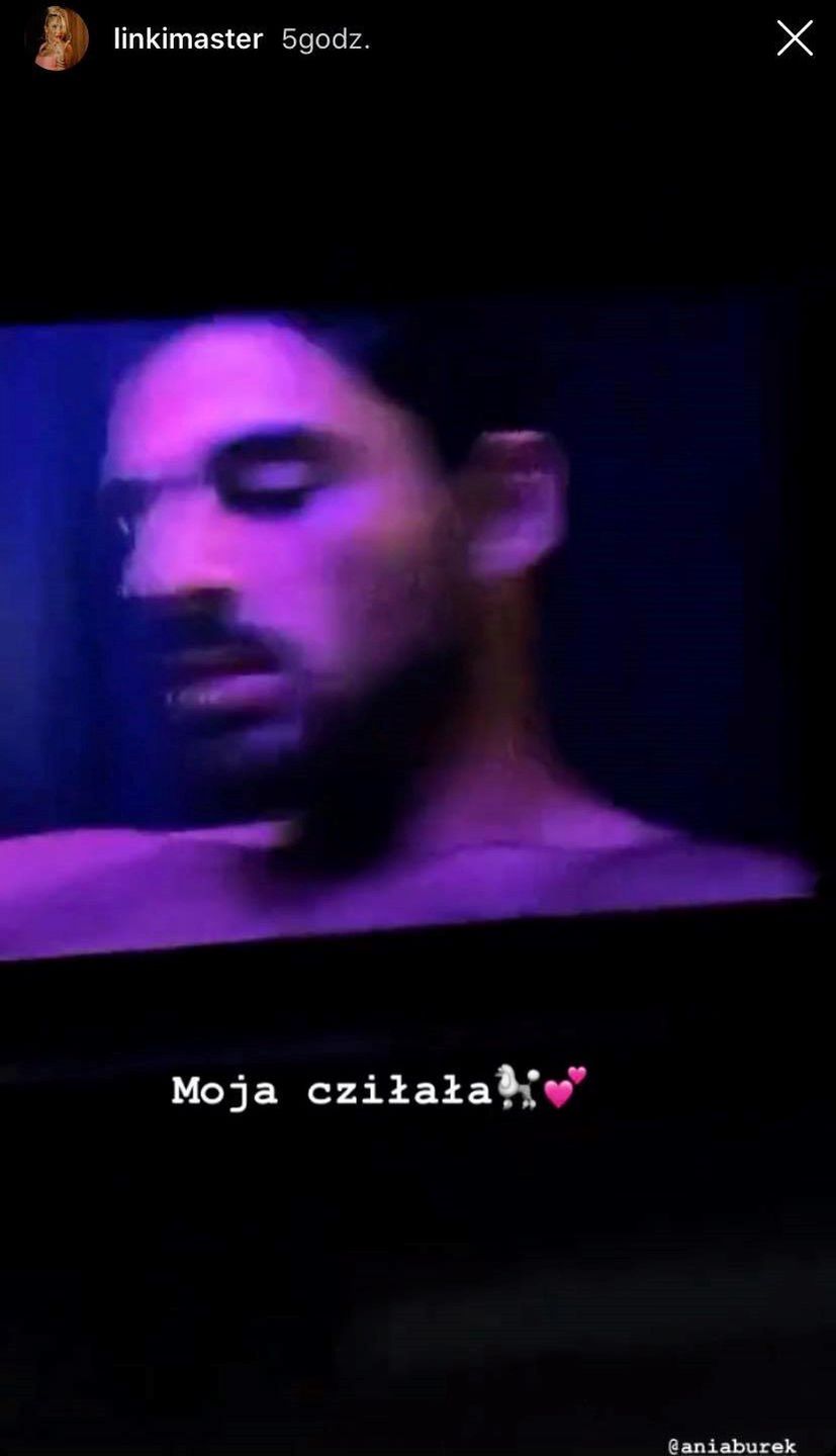 Screen z IG Story Marty Linkiewicz