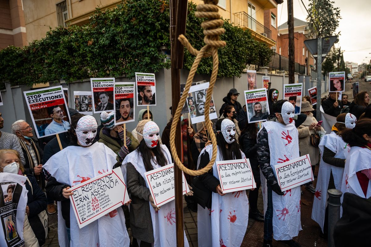 В Мадриді проходять масові протести (Photo by Marcos del Mazo/LightRocket via Getty Images)