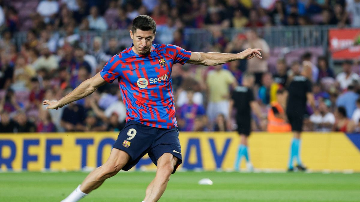 PAP/EPA / Quique Garcia / Na zdjęciu: Robert Lewandowski