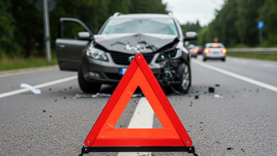 wypadek drogowy/ ilustracja