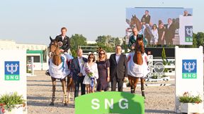 Jarosław Skrzyczyński ex aequo z Alexandrem Butlerem zwycięzcami konkursu podczas CSIO Sopot Horse Show 2021