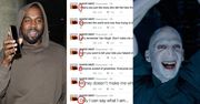 Kanye West zaszyfrował na Twitterze wiadomość... "Jestem Lordem Voldemortem"?!