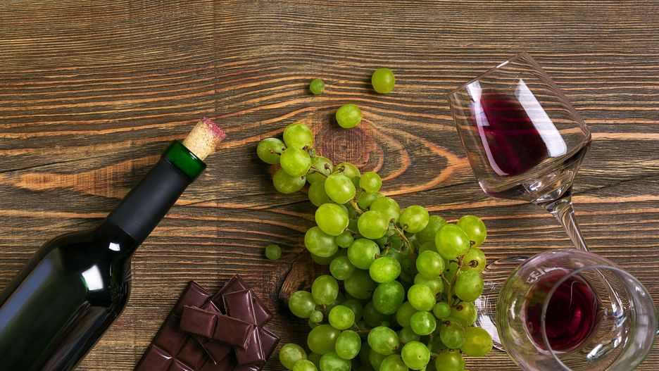 Wino i czekolada w diecie