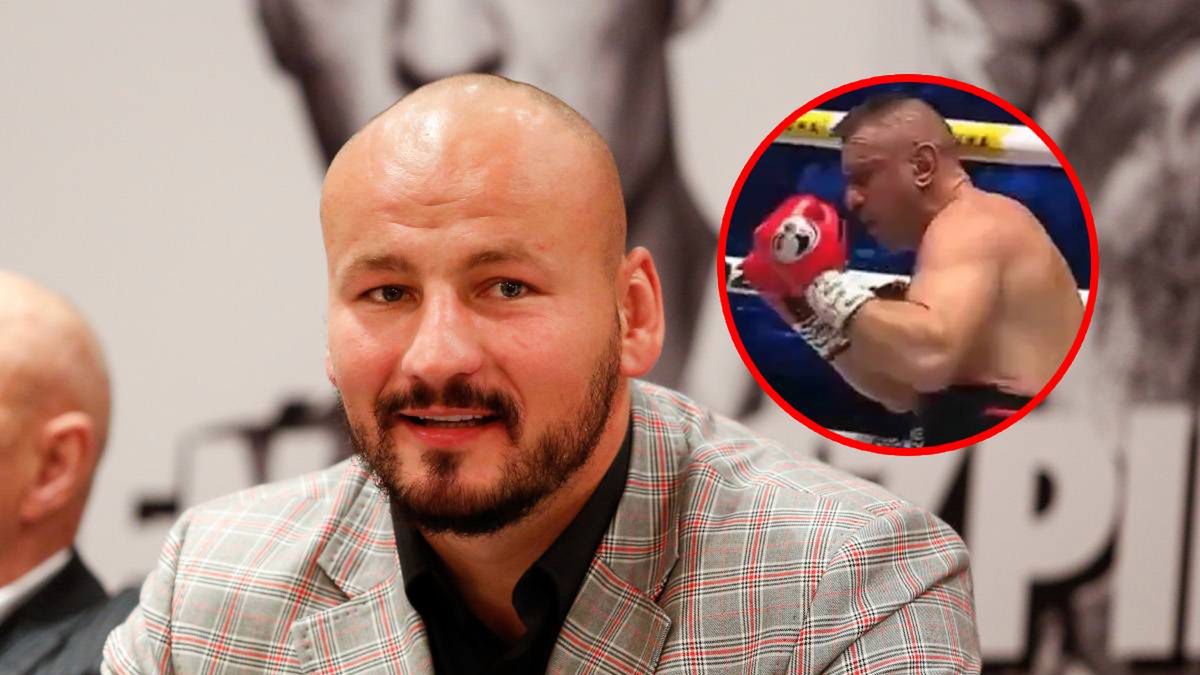 WP SportoweFakty / Twitter / Od lewej: Artur Szpilka i Tomasz Adamek podczas walki z Soldiciem