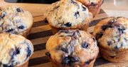 Jogurtowe muffiny z jagodami