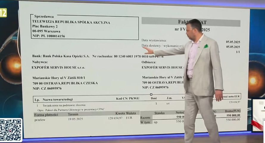 Republika kontra dziennikarz TVP Info. Tyle zarobiła na konferencji od spółki Zondacrypto