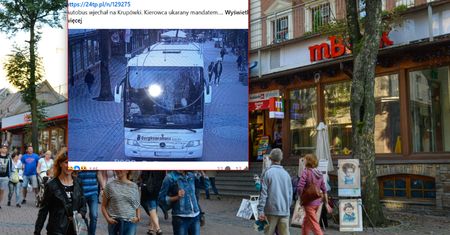 Zdjęcie z Zakopanego. Wjechał na Krupówki