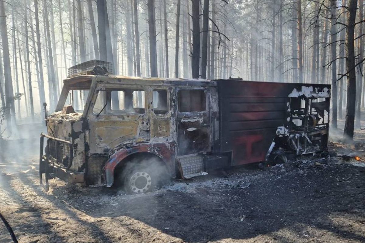 Strażacy z Podlasia stracili swój wóz. MSWiA pomoże i kupi nowy?
