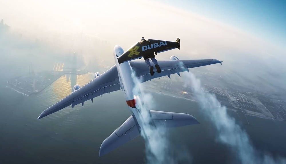 Jetman Dubai samolot