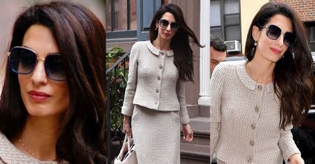 Amal Clooney w "służbowym uniformie" od Chanel
