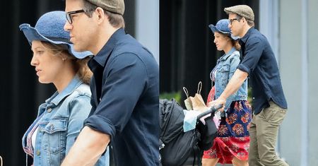 Blake Lively eksponuje ciążowy brzuch na rodzinnym spacerze (FOTO)
