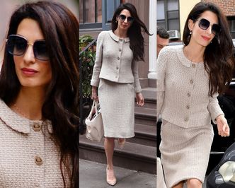 Amal Clooney w "służbowym uniformie" od Chanel