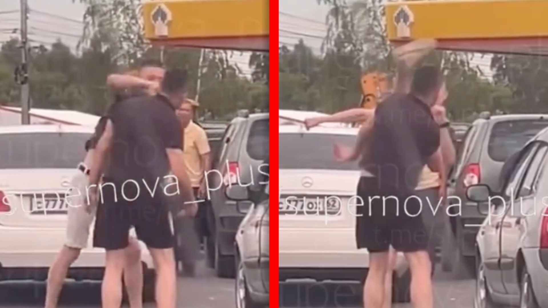 Russians brawl at petrol stations in Ryazan amid fuel shortage