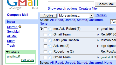 Gmail tylko do września 1