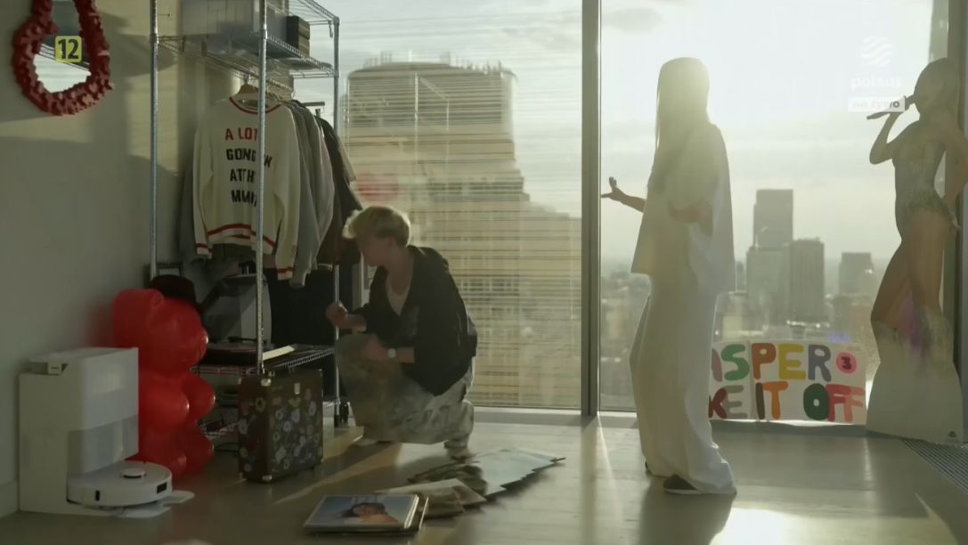 Widok z mieszkania Kacpra Porębskiego