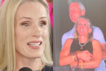 Została przyłapana na "kiss cam" na koncercie Coldplay. Zabrała głos