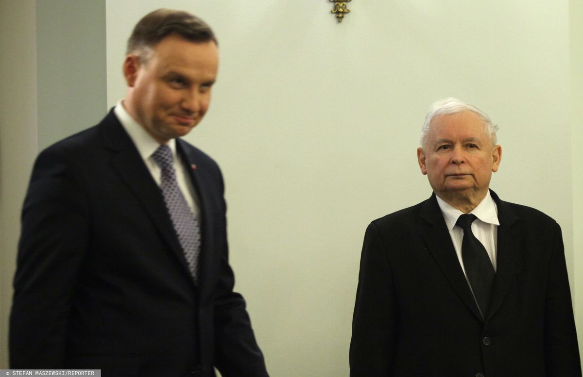 Andrzej Duda i Jarosław Kaczyński, 2017 rok 