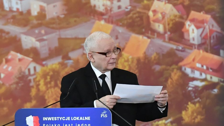 Jarosław Kaczyński w Janowie Lubelskim