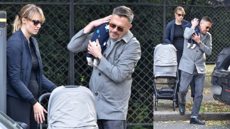 Krzysztof Ibisz spaceruje z żoną i synkiem