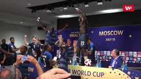 Mundial 2018. Szalone sceny na konferencji trenera reprezentacji Francji. Dziennikarze zostali oblani szampanem