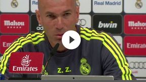 Zidane: mecz z Malagą będzie tak samo trudny jak z Romą