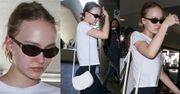 Lily-Rose Depp znowu cierpi na lotnisku