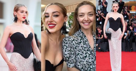 Caroline Derpienski bryluje w Wenecji i chwali się spotkaniem z Amandą Seyfried: "Mała ja nigdy by nie pomyślała, że BĘDĘ NA RÓWNI"