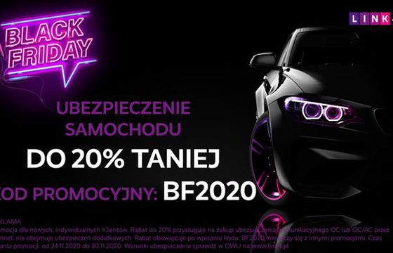 Sprawdź kod na 20% zniżki na OC/AC!