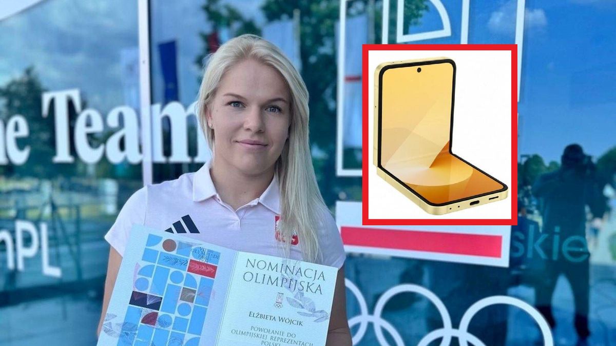 Zdjęcie okładkowe artykułu: Instagram / Elżbieta Wójcik / Na dużym zdjęciu Elżbieta Wójcik, na małym Samsung Galaxy Z Flip 6