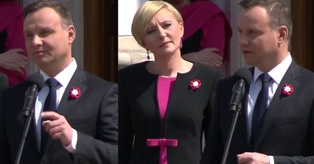 Duda: "Grupujemy się pod barwami flagi tak jak rycerstwo polskie"