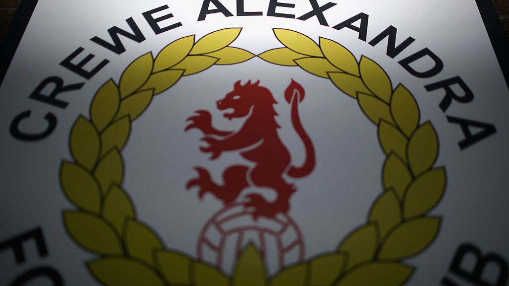 herb na stadionie Crewe Alexandra Football Club