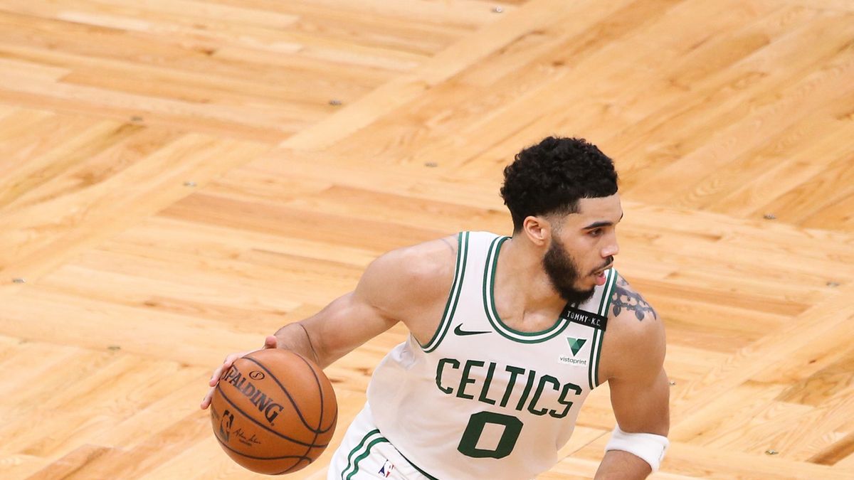 Getty Images / Kathryn Riley / Na zdjęciu: Jayson Tatum