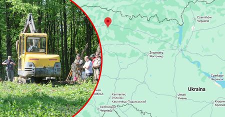 Historyczna chwila w Ugłach. Ruszają poszukiwania szczątków Polaków