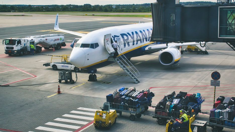 Samolot linii Ryanair 
