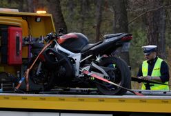 Tragiczny wypadek w stolicy. Motocyklista nie żyje