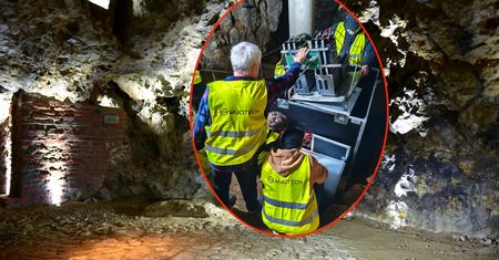 Prześwietlą Wzgórze Wawelskie. Umieścili w Smoczej Jamie specjalny detektor