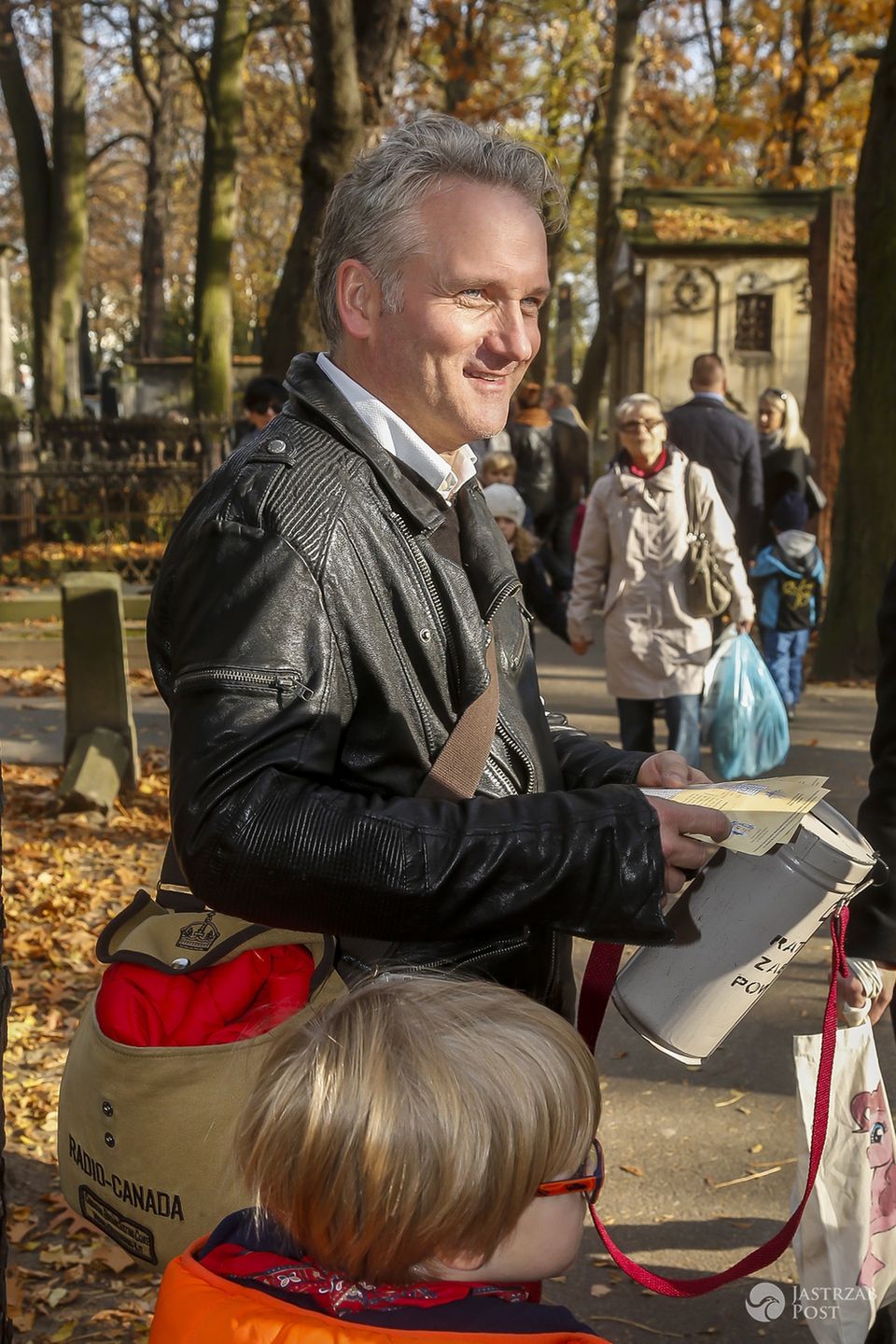 Jarosłw Kret na warszawskich Powązkach fot. AKPA