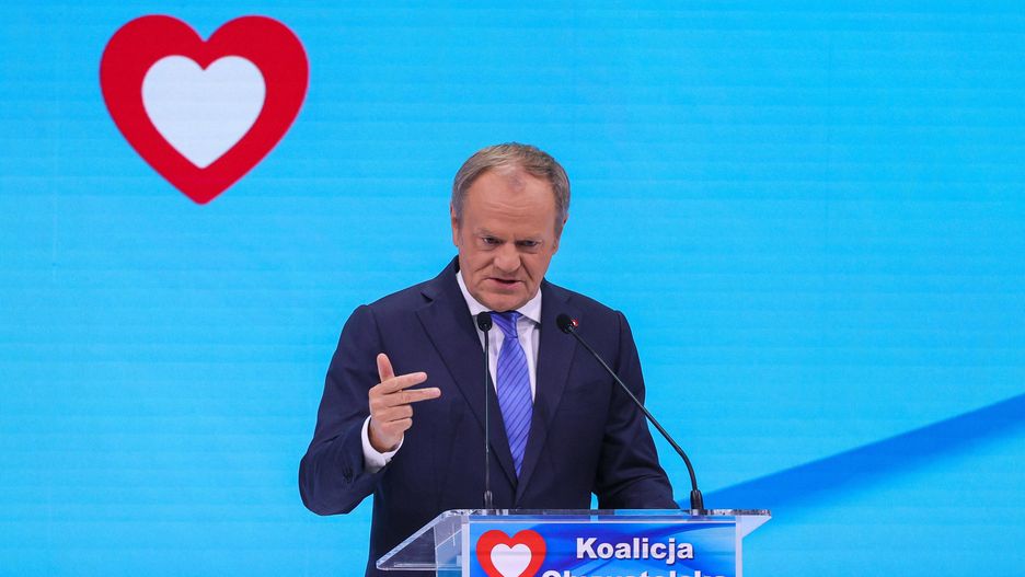 Warszawa, 25.10.2025. Premier Donald Tusk przemawia na konwencji krajowej Platformy Obywatelskiej w ATM Studio w Warszawie, 25 bm. Podczas wydarzenia zainicjowany zostanie proces stworzenia nowego ugrupowania wraz z Nowoczesną i Inicjatywą Polską. (aldg) PAP/Paweł Supernak