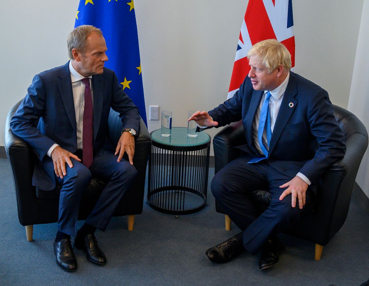 Brexit. Donald Tusk spotkał się z Borisem Johnsonem. Enigmatyczny wpis
