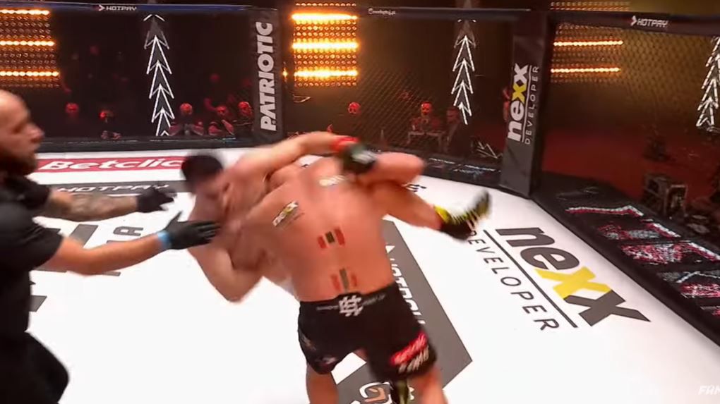 Marcin Najman nieprzepisowo atakuje Don Kasjo na Fame MMA 8