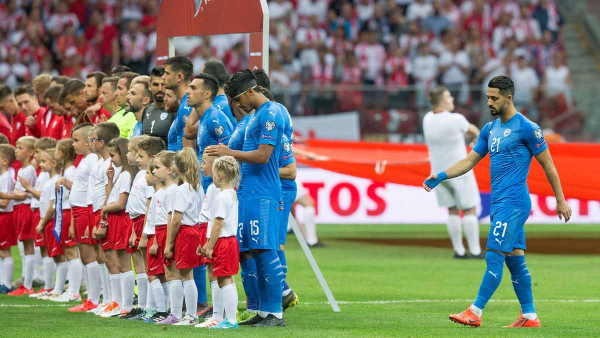 Zdjęcie okładkowe artykułu: Getty Images / Foto Olimpik/NurPhoto / Na zdjęciu: piłkarze Izraela przed meczem z Polską