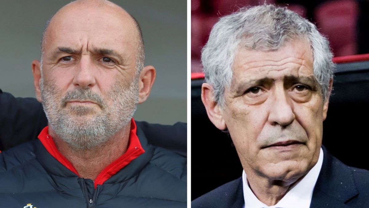 WP SportoweFakty / Na zdjęciu: Michał Probierz i Fernando Santos