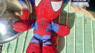 Biała Piska: Zgłosił martwe niemowlę na drodze. Po przyjeździe policji okazało się, że to maskotka Spider-Mana