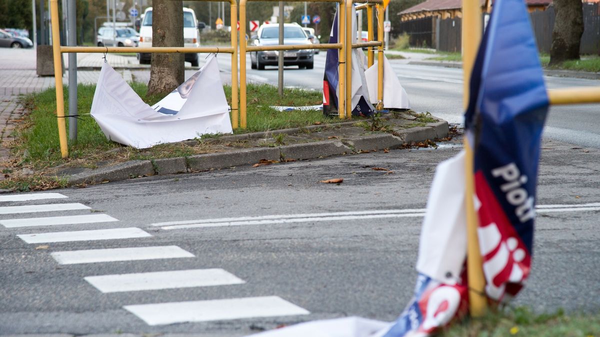 Krajobraz po wyborach parlamentarnych 2023
18.10.2023 Gdansk Po wyborach parlamentarnych 2023 plakaty wyborczeFot. Wojciech Strozyk/REPORTER
Wojciech Strozyk/REPORTER